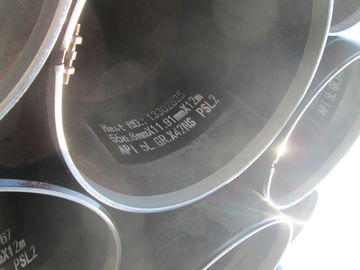 Q235 เหล็กกล้าคาร์บอน LSAW ท่อเหล็ก Sch 5 - Sch XXS Spiral Welded Steel Pipe